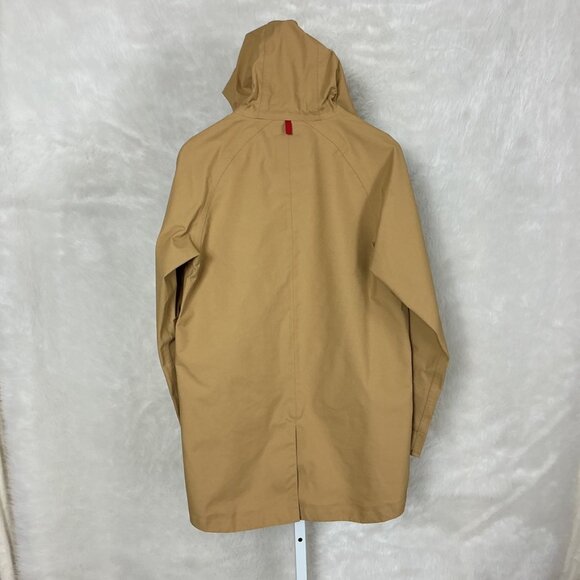 Topo Designs Mens Beige Tan 3L Tech Trench Rain Coat Raincoat S - Picture 5 of 9